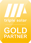 triple solar gold partner logo